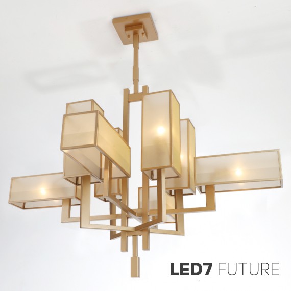 Fine Art Lamps - Perspectives Chandelier XL
